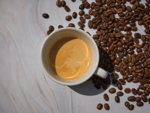 frisch gerösteter Kaffee